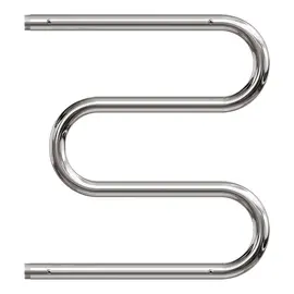 ПОЛОТЕНЦЕСУШИТЕЛЬ ВОДЯНОЙ POINT PN38555P 500X500 М-ОБРАЗНЫЙ (1") С ПОЛКОЙ, ХРОМ