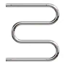 ПОЛОТЕНЦЕСУШИТЕЛЬ ВОДЯНОЙ POINT PN38557P 500X700 М-ОБРАЗНЫЙ (1") С ПОЛКОЙ, ХРОМ