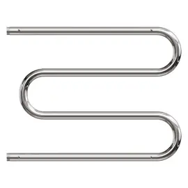 ПОЛОТЕНЦЕСУШИТЕЛЬ ВОДЯНОЙ POINT PN38665P 600X500 М-ОБРАЗНЫЙ (1") С ПОЛКОЙ, ХРОМ