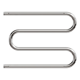 ПОЛОТЕНЦЕСУШИТЕЛЬ ВОДЯНОЙ POINT PN38666P 600X600 М-ОБРАЗНЫЙ (1") С ПОЛКОЙ, ХРОМ