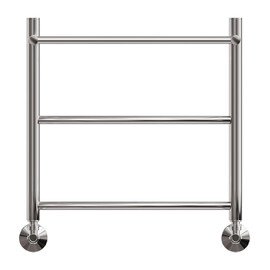 ПОЛОТЕНЦЕСУШИТЕЛЬ ВОДЯНОЙ POINT АФИНА PN04155P П2 500X500 С ПОЛКОЙ, ХРОМ