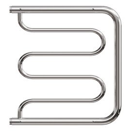 ПОЛОТЕНЦЕСУШИТЕЛЬ ВОДЯНОЙ POINT PN25554P 500X400 ФОКСТРОТ С ПОЛКОЙ, ХРОМ