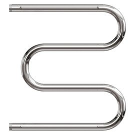 ПОЛОТЕНЦЕСУШИТЕЛЬ ВОДЯНОЙ POINT PN38556P 500X600 М-ОБРАЗНЫЙ (1") С ПОЛКОЙ, ХРОМ