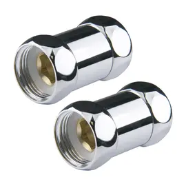 ПРЯМОЕ СОЕДИНЕНИЕ ДЛЯ ПОЛОТЕНЦЕСУШИТЕЛЯ POINT PN00001 1"Х1" Г/Г, ХРОМ (ПАРА)