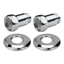 ПРЯМОЕ СОЕДИНЕНИЕ ДЛЯ ПОЛОТЕНЦЕСУШИТЕЛЯ POINT PN00005 1"Х3/4" Г/Ш, ХРОМ (ПАРА)