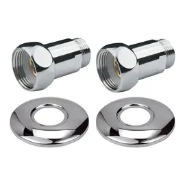 ПРЯМОЕ СОЕДИНЕНИЕ ДЛЯ ПОЛОТЕНЦЕСУШИТЕЛЯ POINT PN00005 1"Х3/4" Г/Ш, ХРОМ (ПАРА)