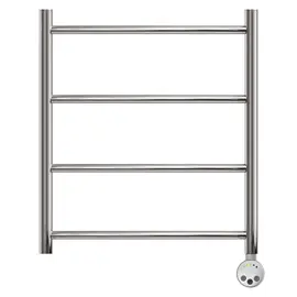 ПОЛОТЕНЦЕСУШИТЕЛЬ ЭЛЕКТРИЧЕСКИЙ POINT АФИНА PN04156E П4 500X600 ЛЕВЫЙ/ПРАВЫЙ, ХРОМ