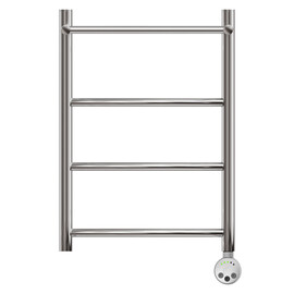 ПОЛОТЕНЦЕСУШИТЕЛЬ ЭЛЕКТРИЧЕСКИЙ POINT АФИНА PN04156PE П3 500X600 С ПОЛКОЙ ЛЕВЫЙ/ПРАВЫЙ, ХРОМ