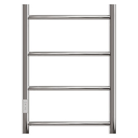 ПОЛОТЕНЦЕСУШИТЕЛЬ ЭЛЕКТРИЧЕСКИЙ POINT АФИНА PN04756 П4 500X600 ДИММЕР СЛЕВА, ХРОМ