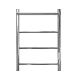 ПОЛОТЕНЦЕСУШИТЕЛЬ ЭЛЕКТРИЧЕСКИЙ POINT АФИНА PN04846P П3 400X600 С ПОЛКОЙ, ДИММЕР СПРАВА, ХРОМ