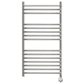 ПОЛОТЕНЦЕСУШИТЕЛЬ ЭЛЕКТРИЧЕСКИЙ POINT АЛЬФА PN05150SPE П14 500X1000 С ПОЛКОЙ ЛЕВЫЙ/ПРАВЫЙ, ХРОМ