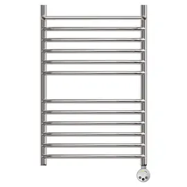 ПОЛОТЕНЦЕСУШИТЕЛЬ ЭЛЕКТРИЧЕСКИЙ POINT АЛЬФА PN05158SPE П11 500X800 С ПОЛКОЙ ЛЕВЫЙ/ПРАВЫЙ, ХРОМ