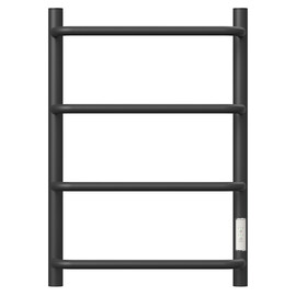 ПОЛОТЕНЦЕСУШИТЕЛЬ ЭЛЕКТРИЧЕСКИЙ POINT НИКА PN08846B П4 400X600 ДИММЕР СПРАВА, ЧЕРНЫЙ