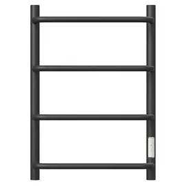 ПОЛОТЕНЦЕСУШИТЕЛЬ ЭЛЕКТРИЧЕСКИЙ POINT НИКА PN08846B П4 400X600 ДИММЕР СПРАВА, ЧЕРНЫЙ