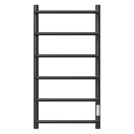 ПОЛОТЕНЦЕСУШИТЕЛЬ ЭЛЕКТРИЧЕСКИЙ POINT НИКА PN08848B П6 400X800 ДИММЕР СПРАВА, ЧЕРНЫЙ