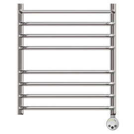 ПОЛОТЕНЦЕСУШИТЕЛЬ ЭЛЕКТРИЧЕСКИЙ POINT НЕПТУН PN09156SPE П7 500X600 С ПОЛКОЙ ЛЕВЫЙ/ПРАВЫЙ, ХРОМ