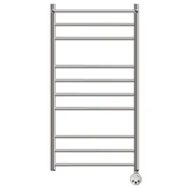 ПОЛОТЕНЦЕСУШИТЕЛЬ ЭЛЕКТРИЧЕСКИЙ POINT АВРОРА PN10150PE П9 500X1000 С ПОЛКОЙ ЛЕВЫЙ/ПРАВЫЙ, ХРОМ