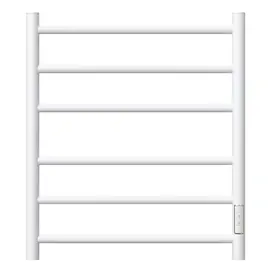 ПОЛОТЕНЦЕСУШИТЕЛЬ ЭЛЕКТРИЧЕСКИЙ POINT АВРОРА PN10846W П6 400X600 ДИММЕР СПРАВА, БЕЛЫЙ