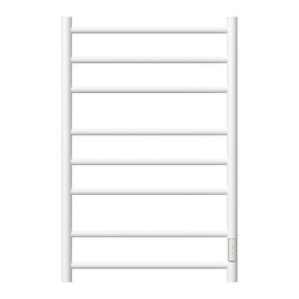 ПОЛОТЕНЦЕСУШИТЕЛЬ ЭЛЕКТРИЧЕСКИЙ POINT АВРОРА PN10848W П8 400X800 ДИММЕР СПРАВА, БЕЛЫЙ