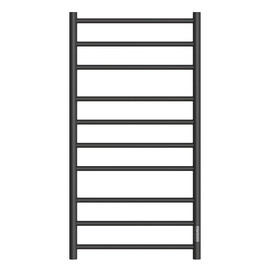 ПОЛОТЕНЦЕСУШИТЕЛЬ ЭЛЕКТРИЧЕСКИЙ POINT АВРОРА PN10850B П10 500X1000 ДИММЕР СПРАВА, ЧЕРНЫЙ