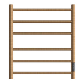 ПОЛОТЕНЦЕСУШИТЕЛЬ ЭЛЕКТРИЧЕСКИЙ POINT АВРОРА PN10856BR П6 500X600 ДИММЕР СПРАВА, БРОНЗА