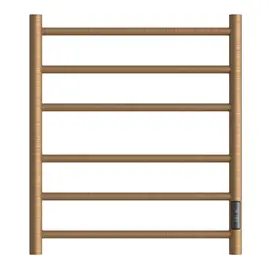 ПОЛОТЕНЦЕСУШИТЕЛЬ ЭЛЕКТРИЧЕСКИЙ POINT АВРОРА PN10856BR П6 500X600 ДИММЕР СПРАВА, БРОНЗА