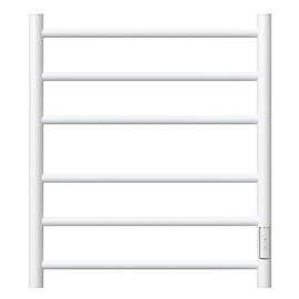 ПОЛОТЕНЦЕСУШИТЕЛЬ ЭЛЕКТРИЧЕСКИЙ POINT АВРОРА PN10856W П6 500X600 ДИММЕР СПРАВА, БЕЛЫЙ