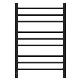 ПОЛОТЕНЦЕСУШИТЕЛЬ ЭЛЕКТРИЧЕСКИЙ POINT ВЕСТА PN70758B П9 500X800, ДИММЕР СЛЕВА, ЧЕРНЫЙ