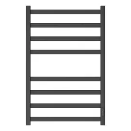 ПОЛОТЕНЦЕСУШИТЕЛЬ ЭЛЕКТРИЧЕСКИЙ POINT МЕРКУРИЙ PN83858B П8 500X800, ДИММЕР СПРАВА, ЧЕРНЫЙ