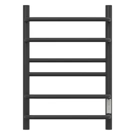 ПОЛОТЕНЦЕСУШИТЕЛЬ ЭЛЕКТРИЧЕСКИЙ POINT САТУРН PN90846B П6 400X600 ДИММЕР СПРАВА, ЧЕРНЫЙ