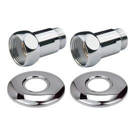 ПРЯМОЕ СОЕДИНЕНИЕ ДЛЯ ПОЛОТЕНЦЕСУШИТЕЛЯ POINT PN00005 1"Х3/4" Г/Ш, ХРОМ (ПАРА)