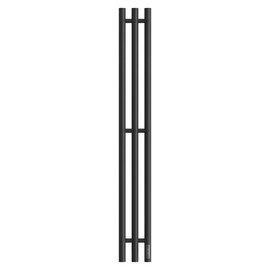 ПОЛОТЕНЦЕСУШИТЕЛЬ ЭЛЕКТРИЧЕСКИЙ POINT ДЕМЕТРА PN12822B П3 120X1200 ДИММЕР СПРАВА, ЧЕРНЫЙ