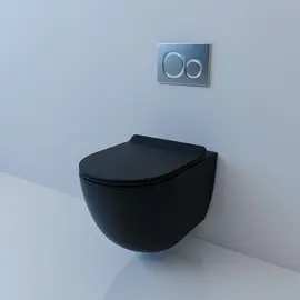УНИТАЗ-ПОДВЕСНОЙ ESBANO FORTEX ЧЕРНЫЙ МАТОВЫЙ