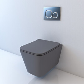 УНИТАЗ-ПОДВЕСНОЙ ESBANO GARTEZ СЕРЫЙ МАТОВЫЙ