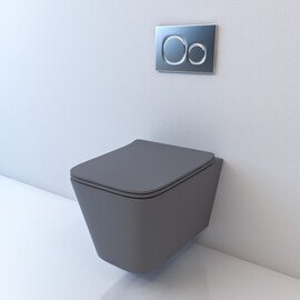 УНИТАЗ-ПОДВЕСНОЙ ESBANO GARTEZ СЕРЫЙ МАТОВЫЙ