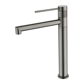 СМЕСИТЕЛЬ KAISER VITA ДЛЯ РАКОВИНЫ ВЫСОКИЙ ВОРОНЕНАЯ СТАЛЬ