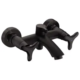 СМЕСИТЕЛЬ KAISER TRIO ДЛЯ ВАННЫ КЕРАМИКА 3-ЛИСТНИК ЧЕРНЫЙ