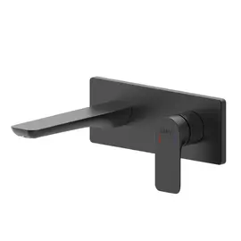 СМЕСИТЕЛЬ B&W UK8306B ДЛЯ РАКОВИНЫ ВСТРАИВАЕМЫЙ ЧЕРНЫЙ МАТОВЫЙ