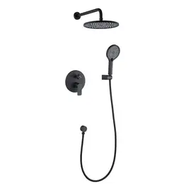 ДУШЕВОЙ ВСТРАИВАЕМЫЙ КОМПЛЕКТ B&W UK8311B ЧЕРНЫЙ МАТОВЫЙ