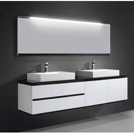 ТУМБА С РАКОВИНОЙ И СТОЛЕШНИЦЕЙ ORANS BC-6023-1800 ЦВЕТ: WHITE-UV005 (1800X520X475)