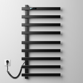 ПОЛОТЕНЦЕСУШИТЕЛЬ B&W N-355В-I MATT BLACK / WITH TOUCH CONTROLLER (920Х480X50)