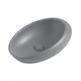 РАКОВИНА НАКЛАДНАЯ ABBER BEQUEM AC2107MG СЕРАЯ МАТОВАЯ