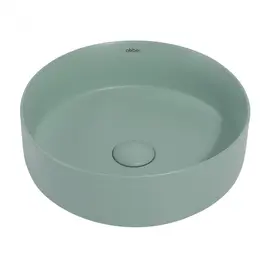 РАКОВИНА НАКЛАДНАЯ ABBER BEQUEM AC2108MCG СВЕТЛО-ЗЕЛЕНАЯ МАТОВАЯ