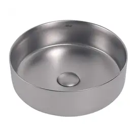 РАКОВИНА НАКЛАДНАЯ ABBER BEQUEM AC2108MS СЕРЕБРО МАТОВОЕ