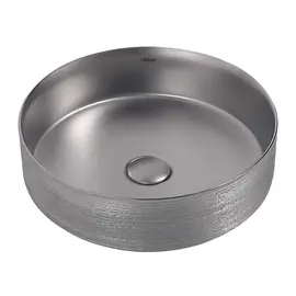 РАКОВИНА НАКЛАДНАЯ ABBER BEQUEM AC2109BSM СЕРЕБРО МАТОВОЕ