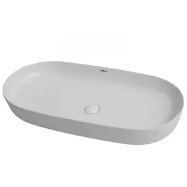 РАКОВИНА НАКЛАДНАЯ ABBER BEQUEM AC2110MLG СВЕТЛО-СЕРАЯ МАТОВАЯ