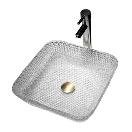 РАКОВИНА НАКЛАДНАЯ СТЕКЛЯННАЯ ABBER GLAS AK2311 ПРОЗРАЧНАЯ