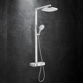 КОМПЛЕКТ СМЕСИТЕЛЬ ДУШЕВАЯ СТОЙКА B&W U7815 ХРОМ