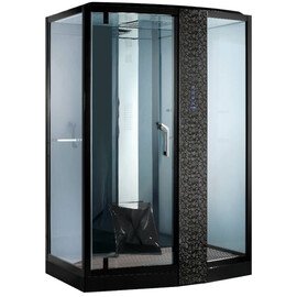 Душевая кабина с функцией "Римские термы" Orans SR-89105RS/LS черная купить за 590500 руб.