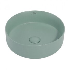 РАКОВИНА НАКЛАДНАЯ ABBER BEQUEM AC2108MCG СВЕТЛО-ЗЕЛЕНАЯ МАТОВАЯ